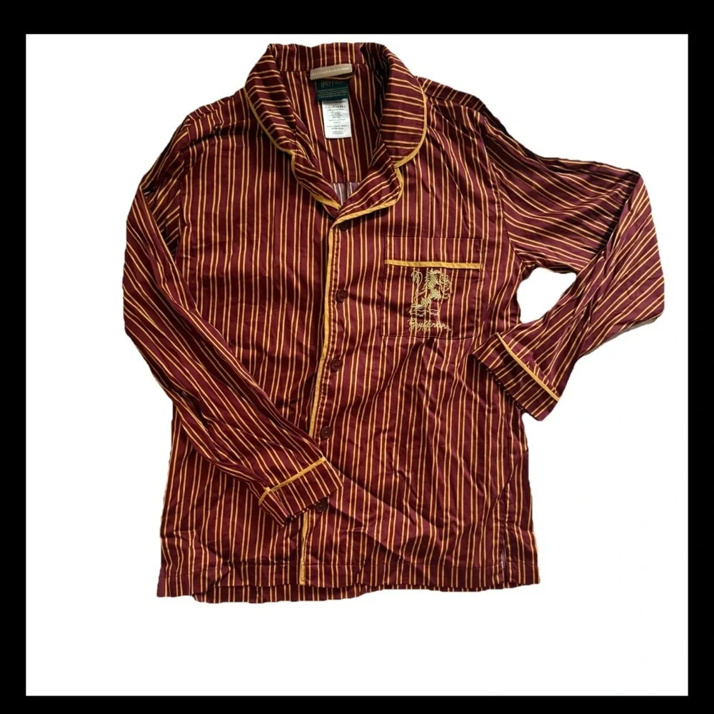POTTERY BARN TEEN - New HARRY POTTER Gryffindor House  PAJAMA SET Size Medium